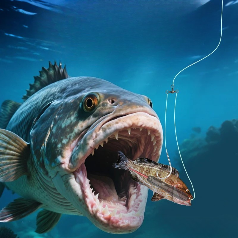 Uppladdningsbart robotiskt självsimmande fiskedrag