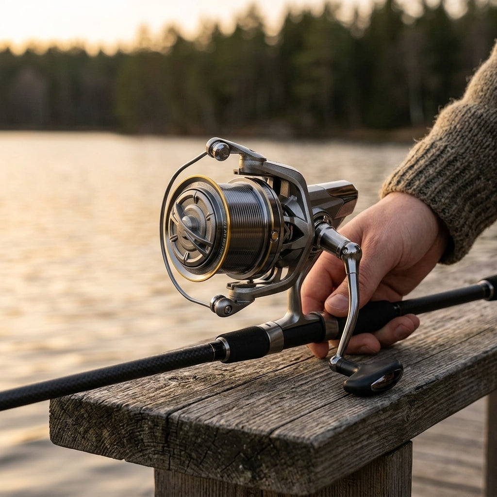 Kraftig 25 kg dragspinnrulle