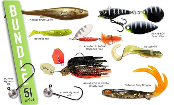 HookForge Perch Kit – Få fler napp på abborre direkt (24 jiggar)