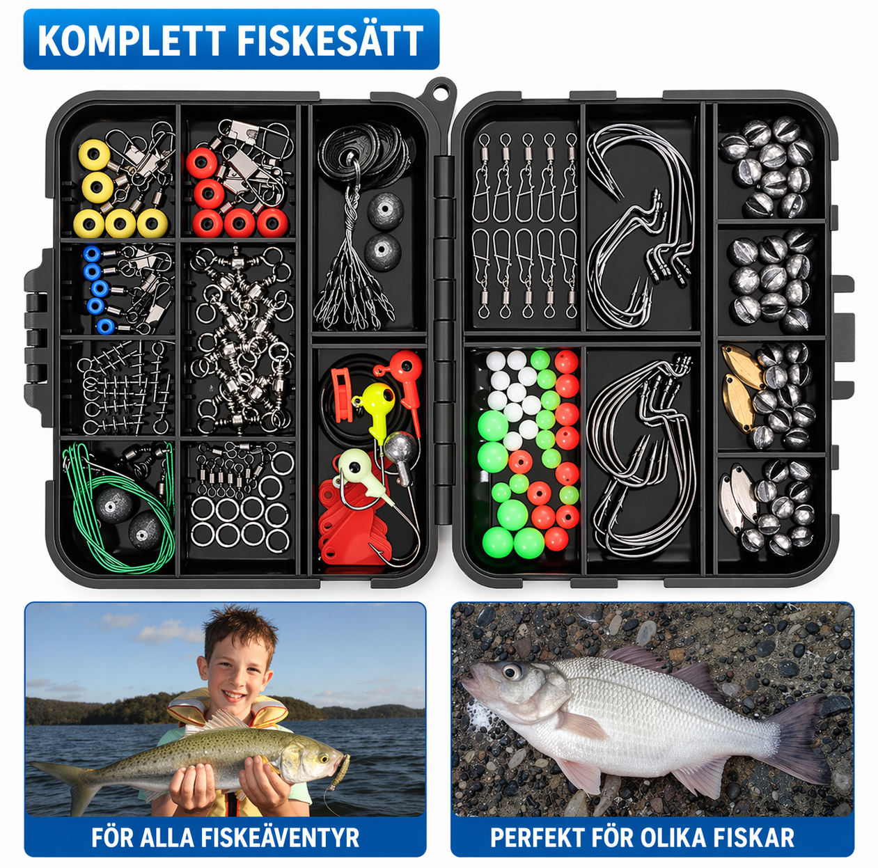 Jerkbait och fiskedrag för sportfiske i svenska vatten