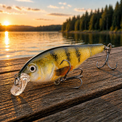 GOBASS™ Wobbler | Jerkbait 80mm – Realistisk & Huggsäker