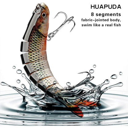 3-pack långsamt sjunkande glid- och simcrankbaits