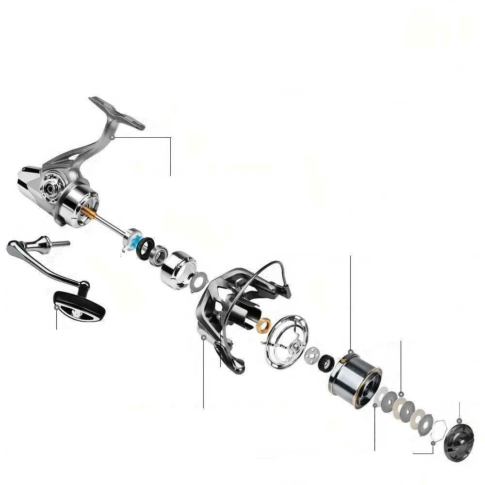 Kraftig 25 kg dragspinnrulle