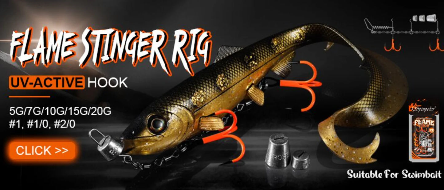 Spinpoler Big Shad Rubber Swimbait