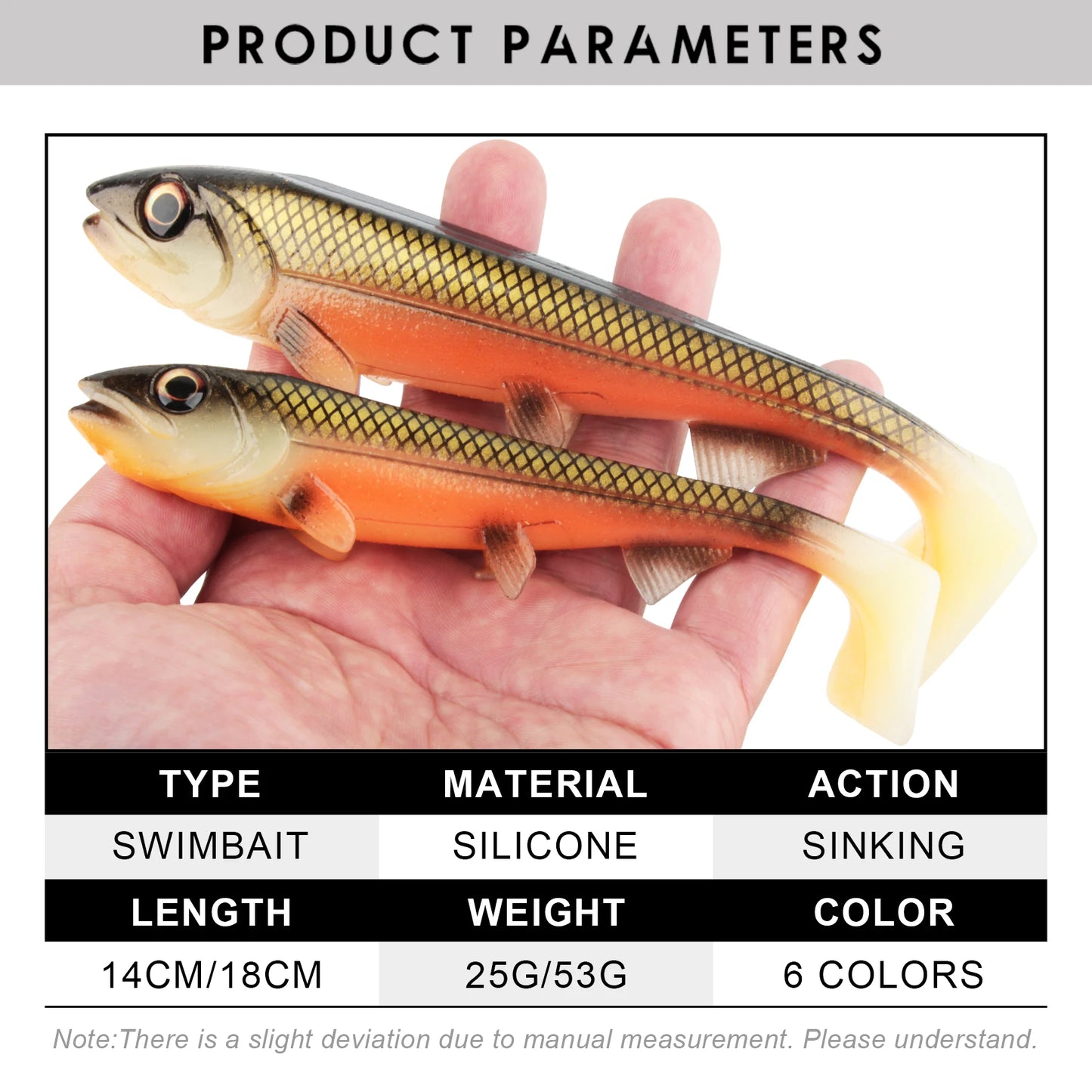 Spinpoler Big Shad Rubber Swimbait