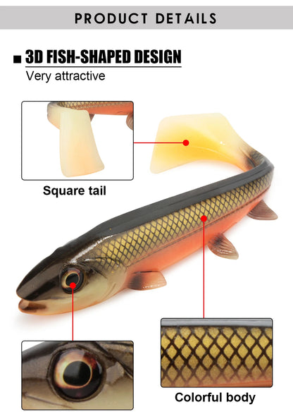 Spinpoler Big Shad Rubber Swimbait