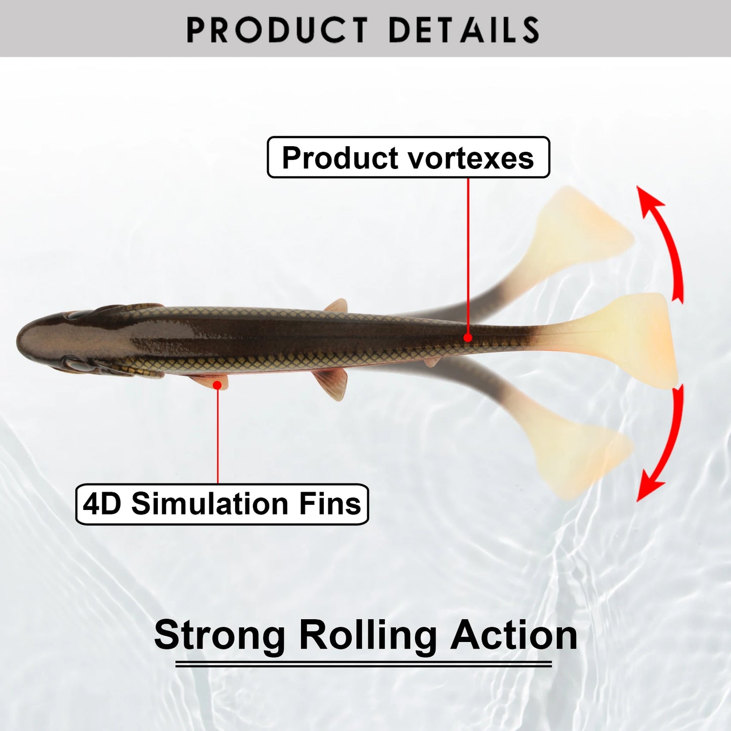 Spinpoler Big Shad Rubber Swimbait