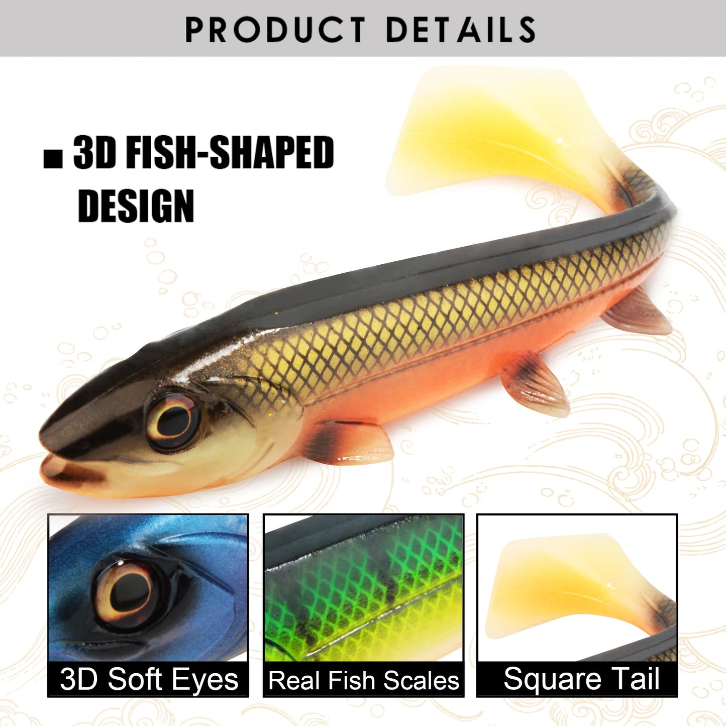 Spinpoler Big Shad Rubber Swimbait