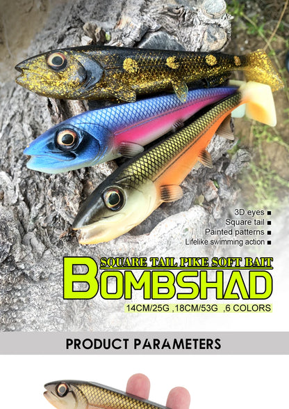 Spinpoler Big Shad Rubber Swimbait