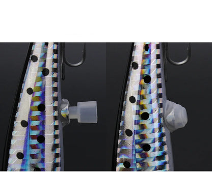 USB-uppladdningsbart LED-vibrerande lockbete