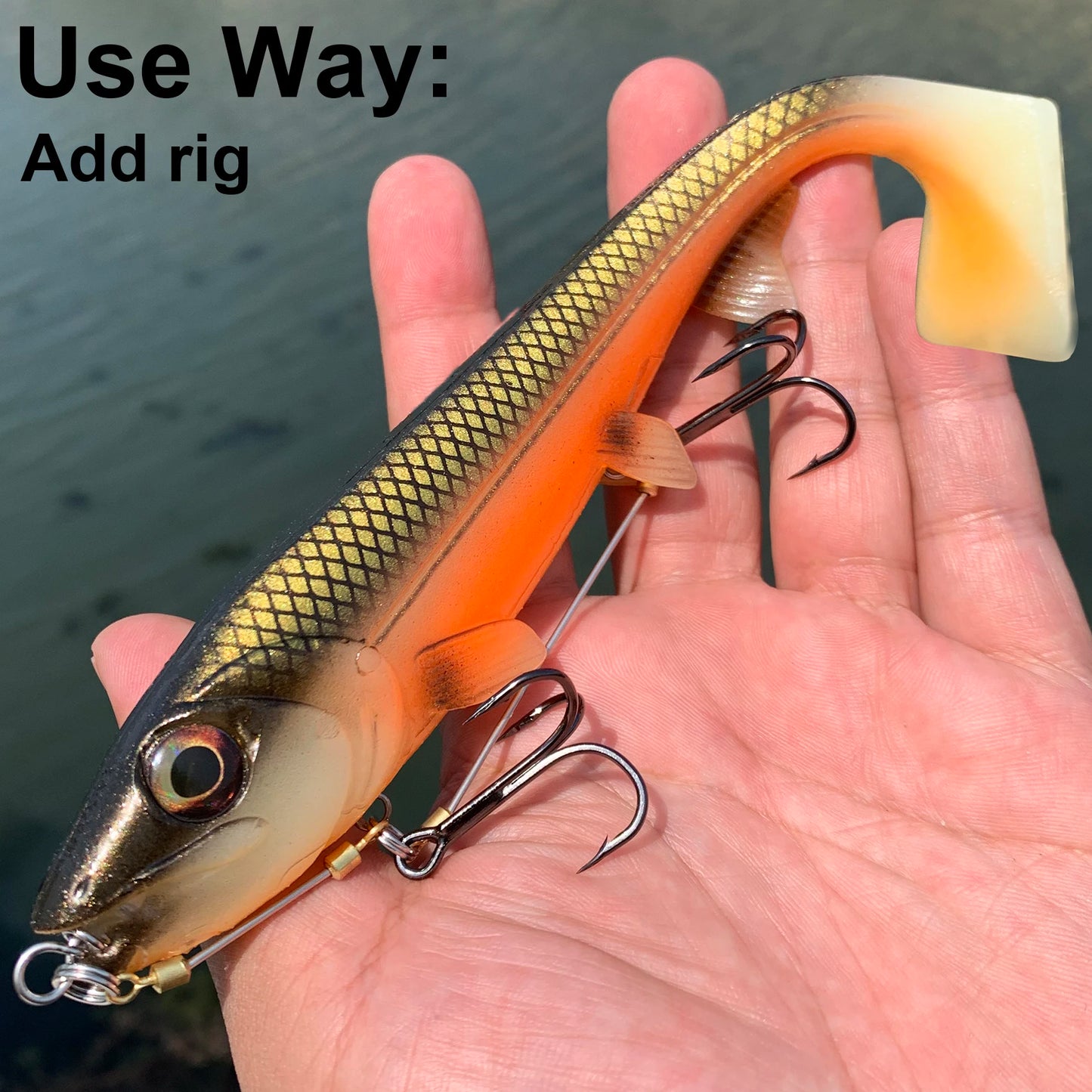 Spinpoler Big Shad Rubber Swimbait