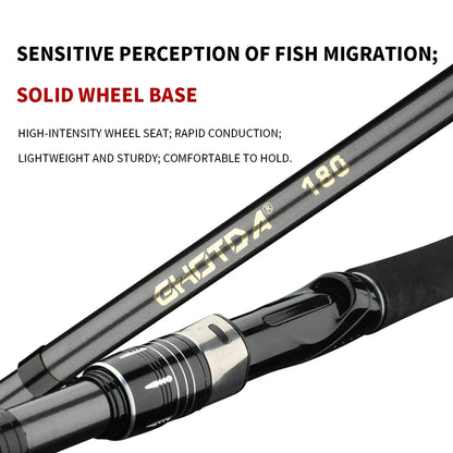 Mini Shrink 31cm bärbart teleskopiskt fiskespö i kolfiber