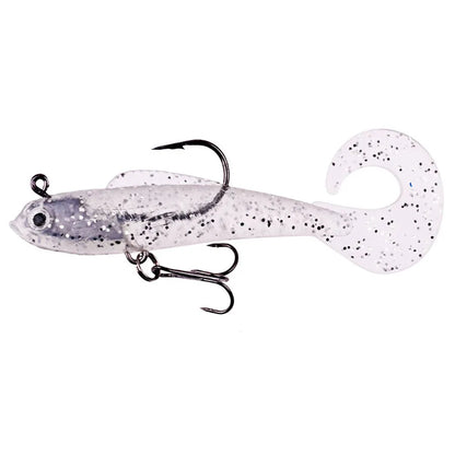 6-delad mjuk silikon Wobbler Swimbbait Set