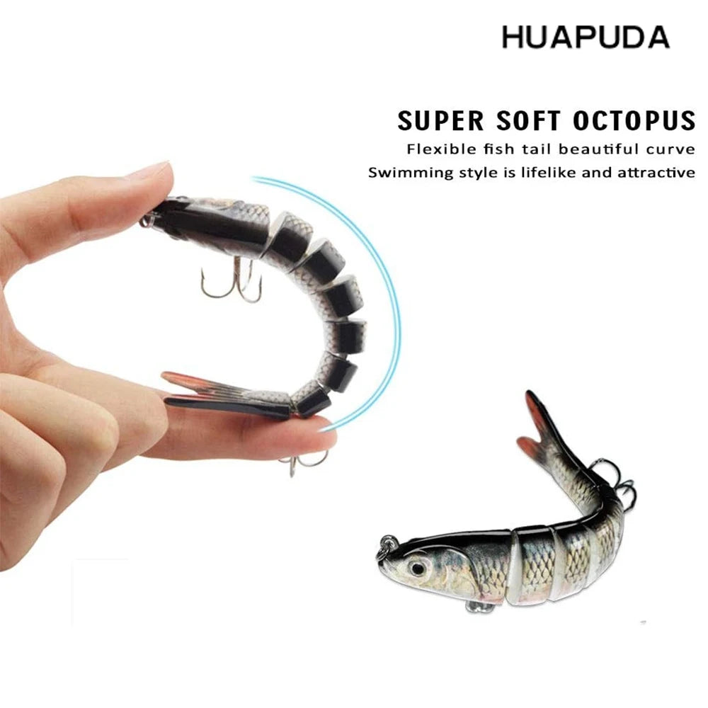 3-pack långsamt sjunkande glid- och simcrankbaits