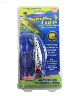 USB-uppladdningsbart LED-vibrerande lockbete