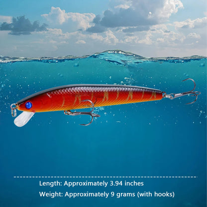 10 cm 9 g sjunkande elritsa hårt bete