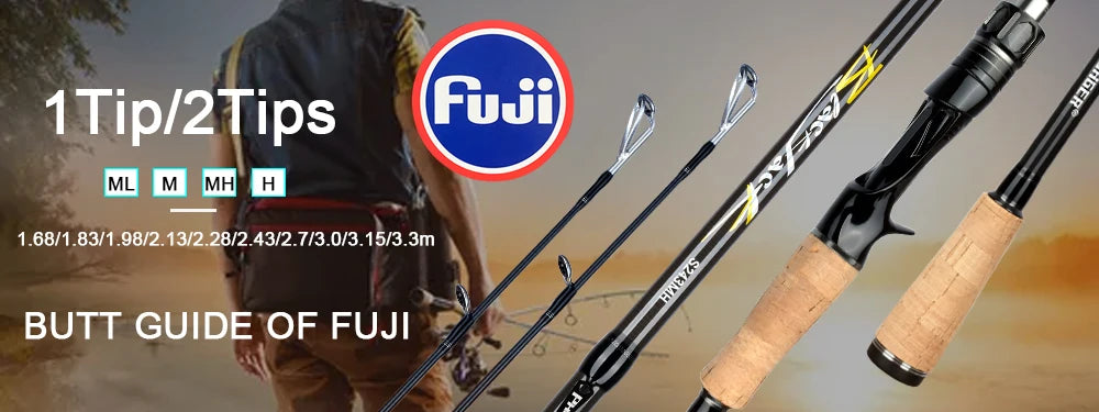 Ultralätt Kolfiber Travel Fiskespö