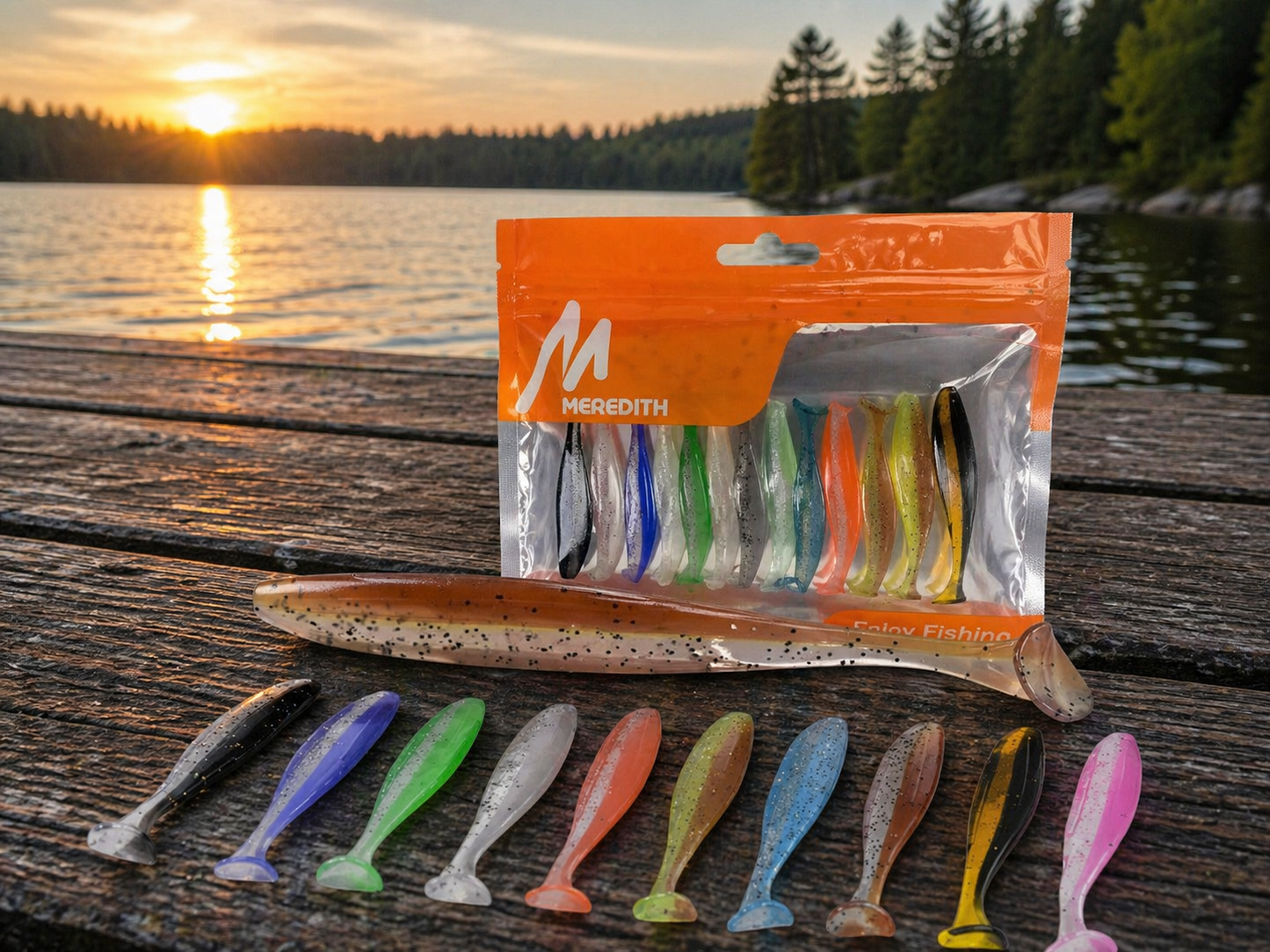 MEREDITH Soft Shads | Realistiska Jiggar för Gös