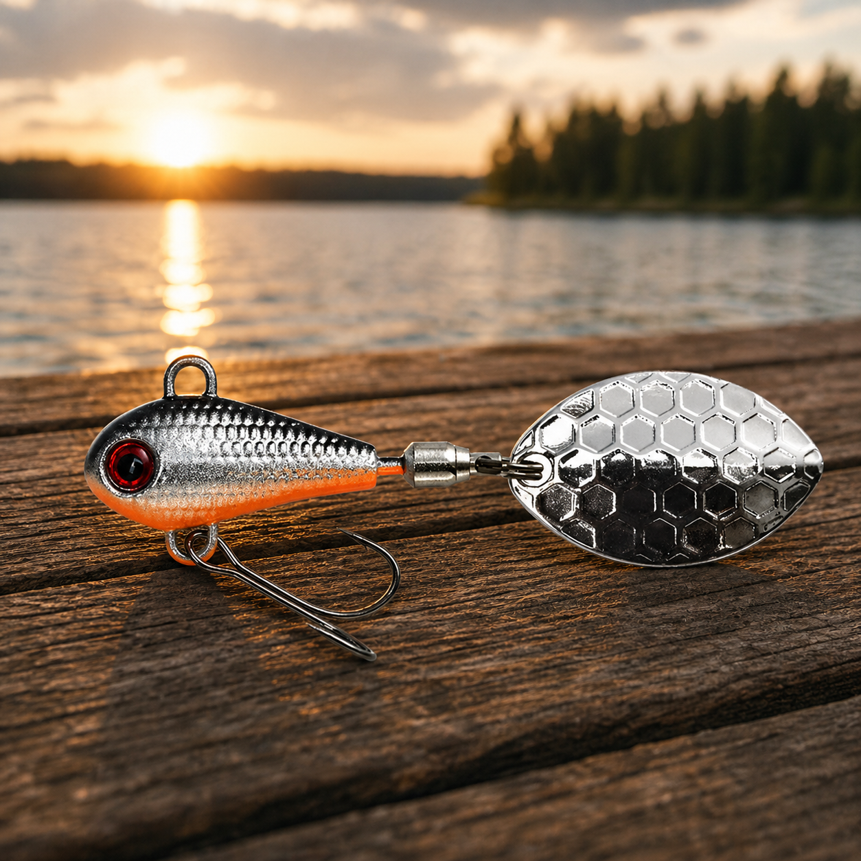 BLUX SpinTail Spinner | Metallbete för Abborre & Gädda