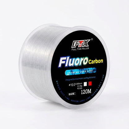 Fluorocarbon Fiskelina 120M | Osynlig & Slitstark