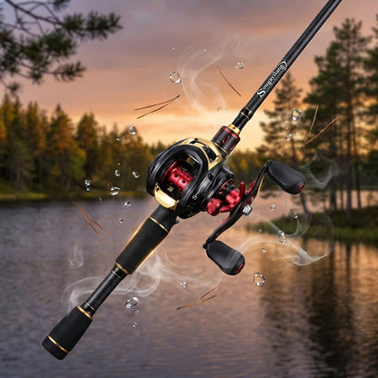 Sougayilang Telescopic Casting Fishing Combo