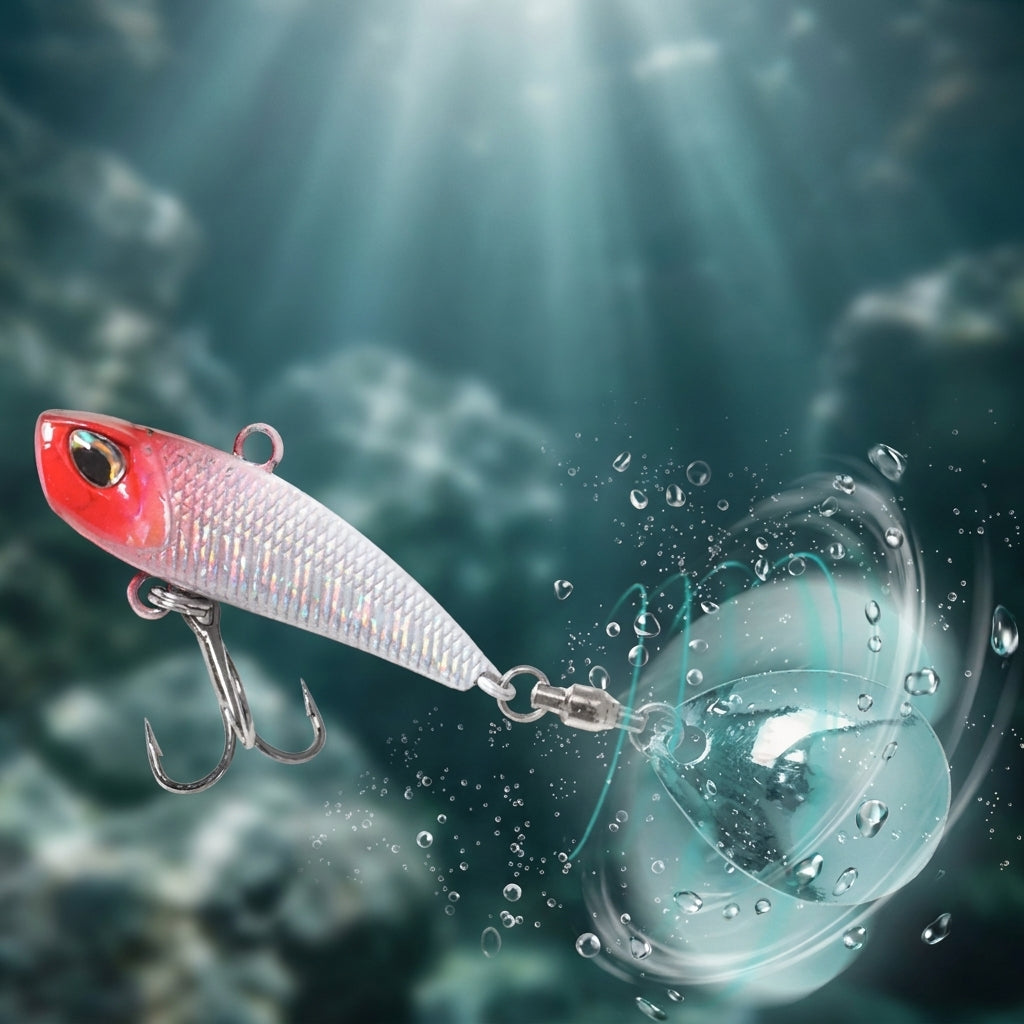 WALK FISH Roterande stjärtmetall VIB