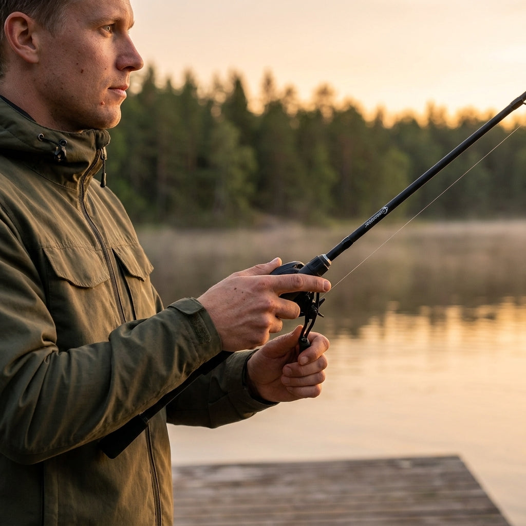Ultralätt Kolfiber Travel Fiskespö