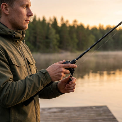 Ultralätt Kolfiber Travel Fiskespö