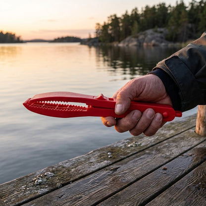 Professionellt fiskegrepp med lås