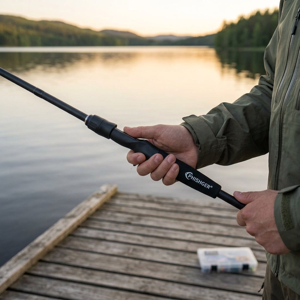 Ultralätt Kolfiber Travel Fiskespö