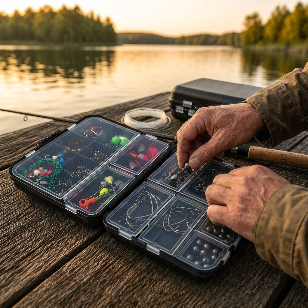 Fiske Startkit Deluxe – 272 delar i praktisk box | Perfekt för Abborre, Gädda & Gös