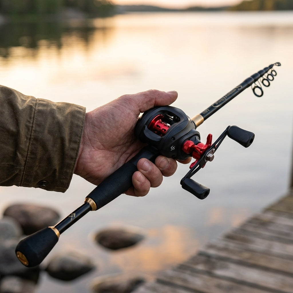 Sougayilang Telescopic Casting Fishing Combo