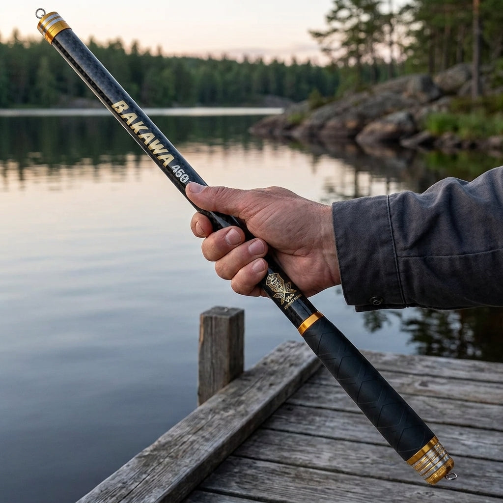 Teleskopiskt Feeder Fiskespö i Kolfiber